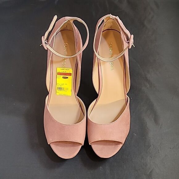 BRAND NEW SUN+STONE REENTA BLOCK-HEEL PLATFORM SANDALS, CREATED FOR MACY'S - Picture 2 of 15